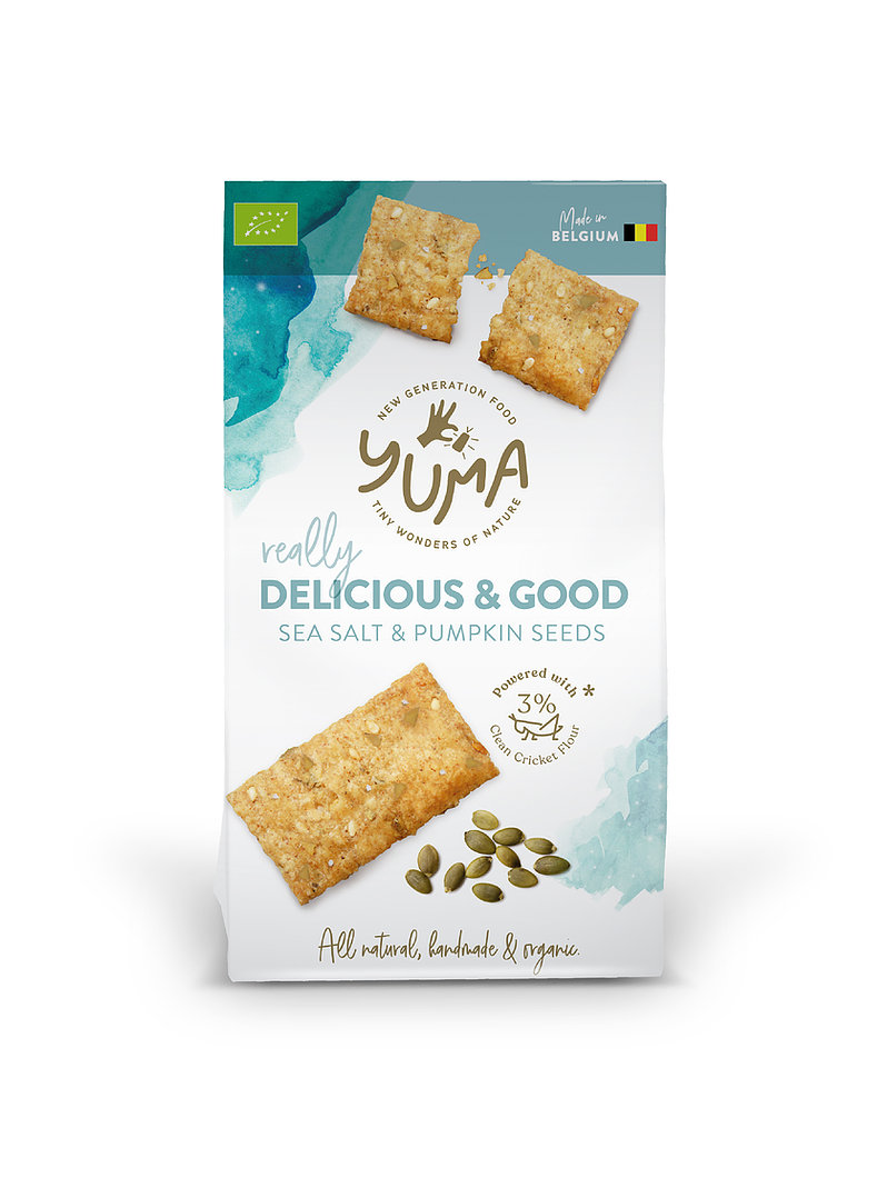 Yuma Crackers zeezout & pompoenpitten bio 90g